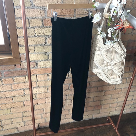 APT 9 Black Velvet Dress Pants-Size Large - Picture 2 of 3